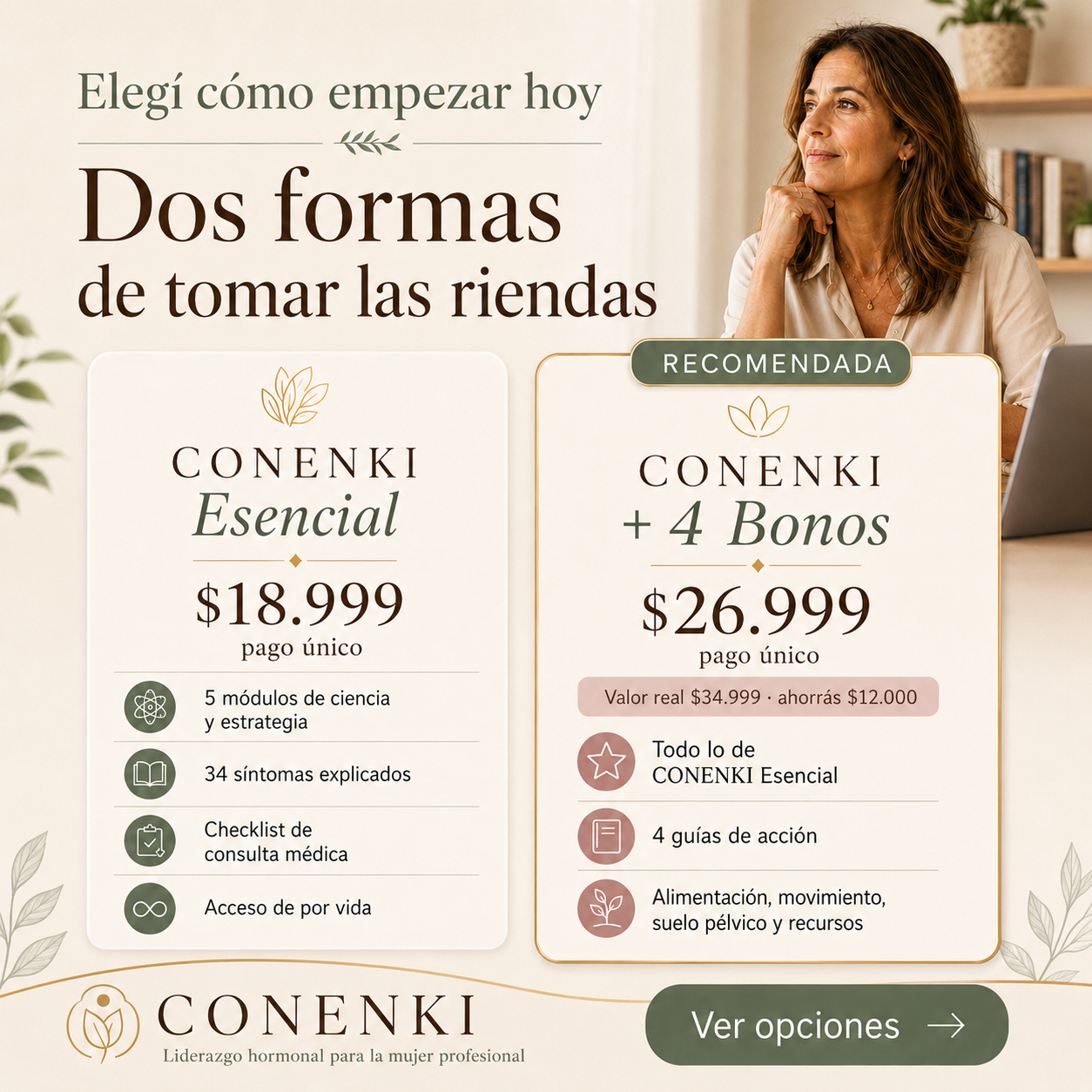 Koneki Liderazgo Hormonal+4 Bonos