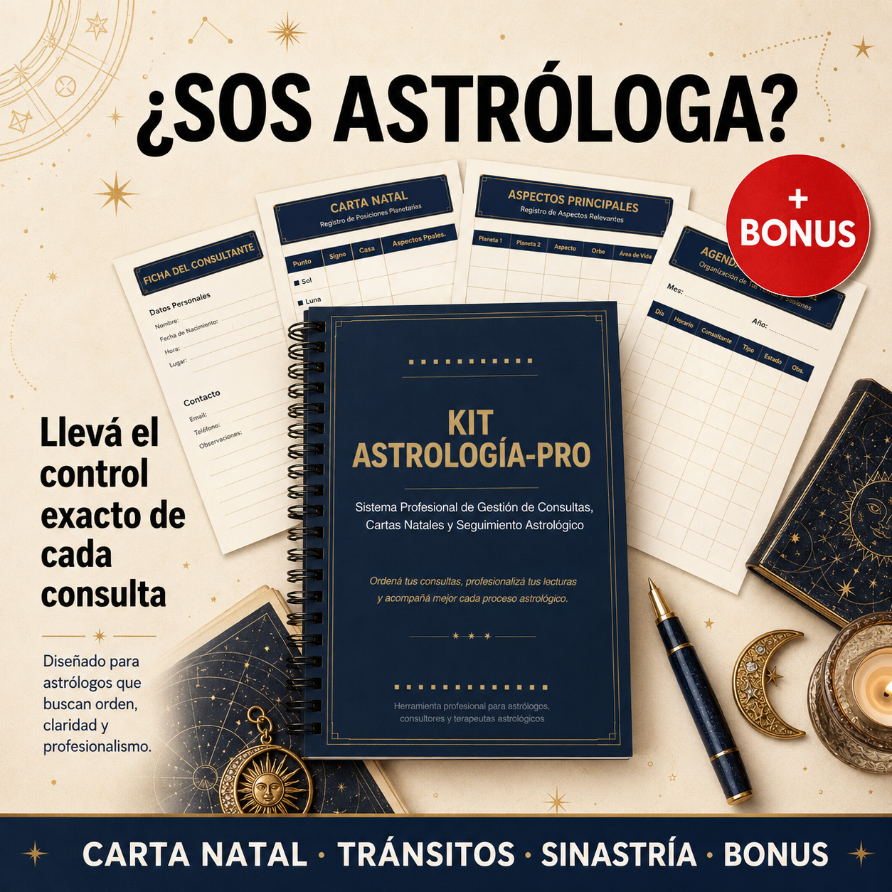 Kit plantillas Astrologia Pro